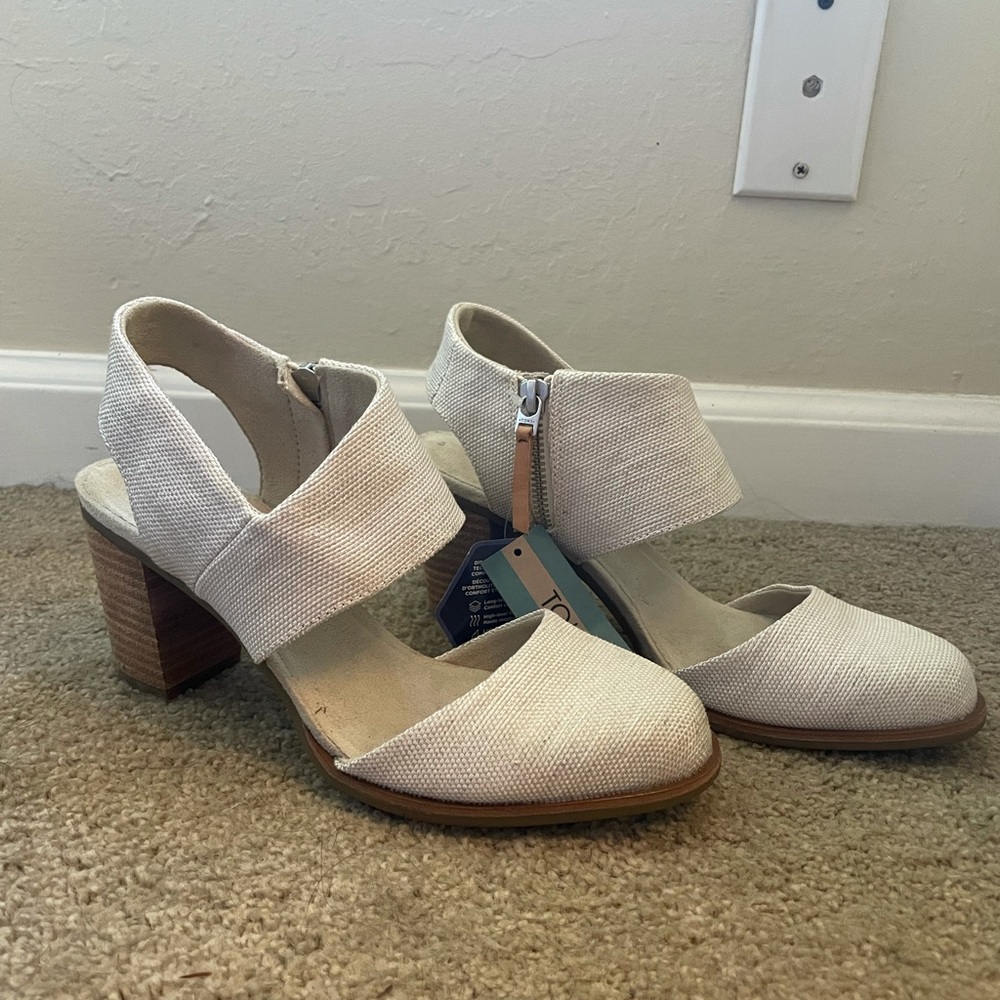 Tom’s Majorca Closed Toe Heeled Sandal